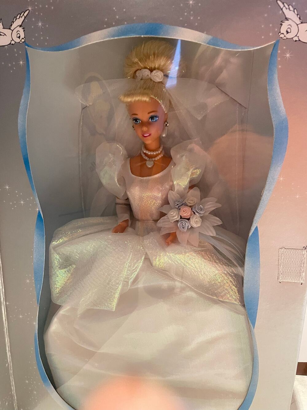 Vintage 1995 Barbie Cinderella Wedding Doll - New in Box